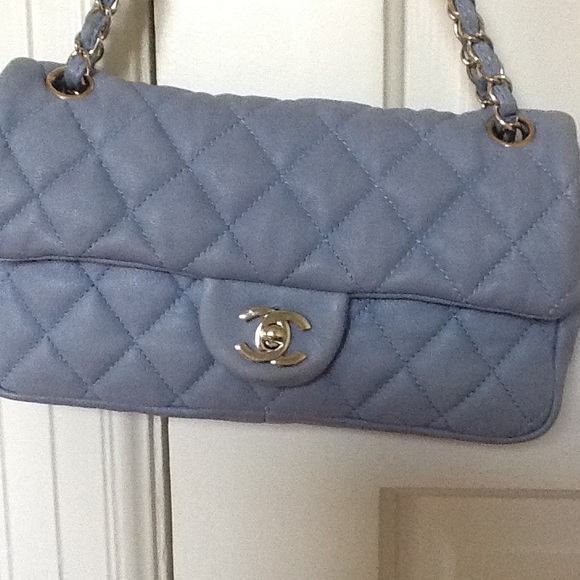 Rare Chanel washed lamb skin 2.55 single flap handbag - Picture 5 of 12